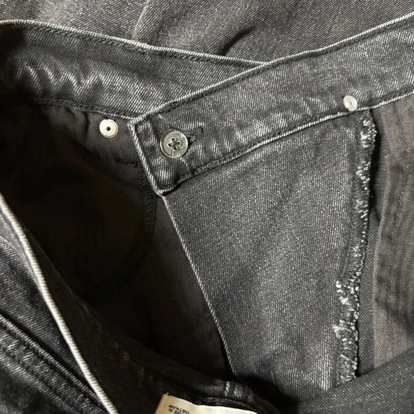 Abercrombie & Fitch The 90s Slim Straight Ultra High Rise Black Jeans size 10/30 - Picture 9 of 14